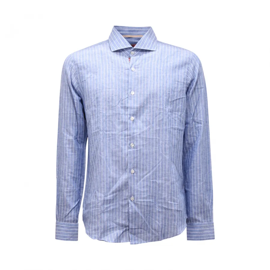1587AT camicia uomo ALESSANDRO LAMURA man linen shirt