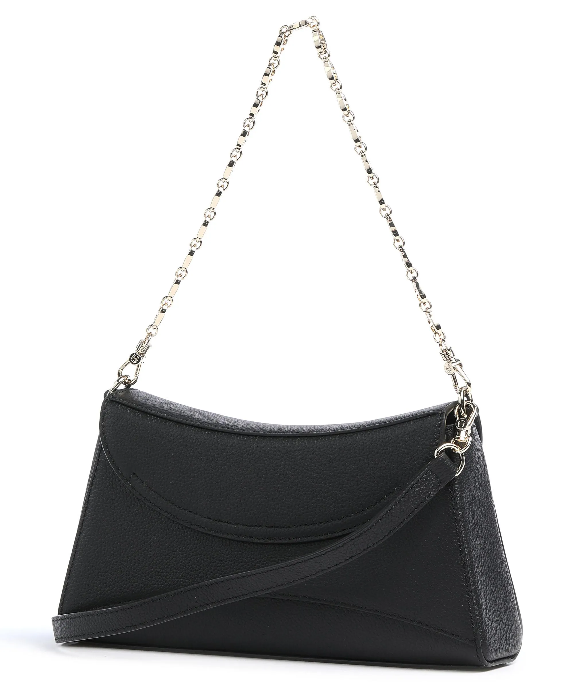  Aigner Alona S Borsa a spalla pelle di vacchetta grana nero  