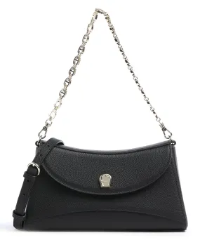  Aigner Alona S Borsa a spalla pelle di vacchetta grana nero  