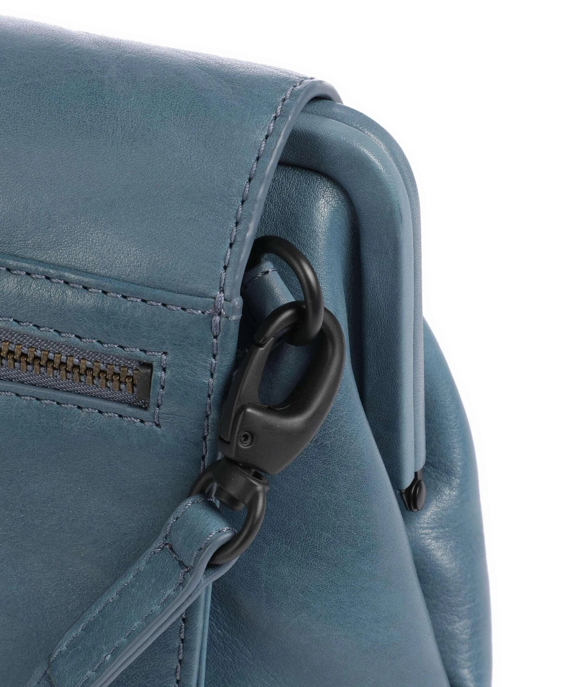  Aunts & Uncles Grandma's Luxury Club Mrs. Madeleine Borsa a tracolla pelle di vacchetta finemente grana blu-grigio  
