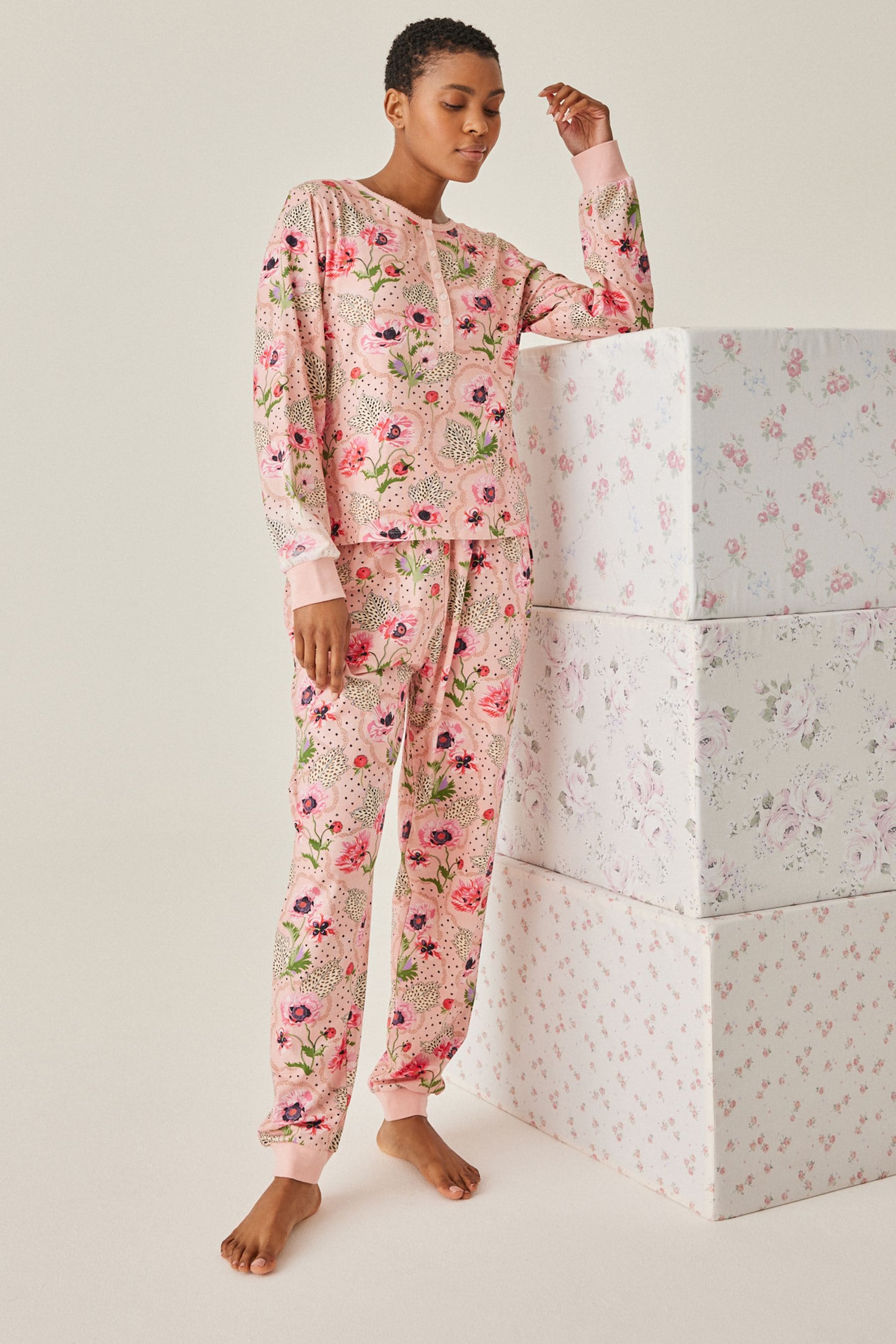 Cath Kidston - Pigiama serafino in cotone