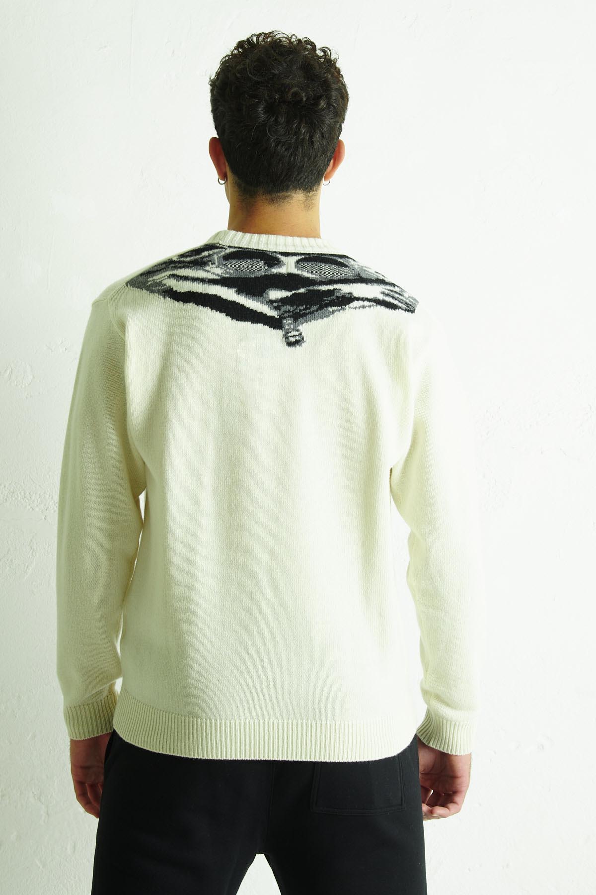 C.P. COMPANY Maglia in lana con macro logo