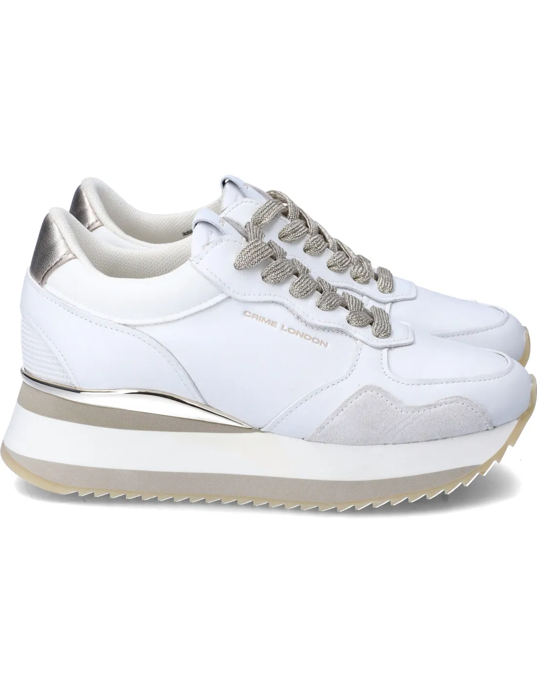 Crime London sneakers white