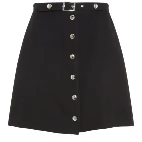 ETRO  Mini gonna in lana nera
