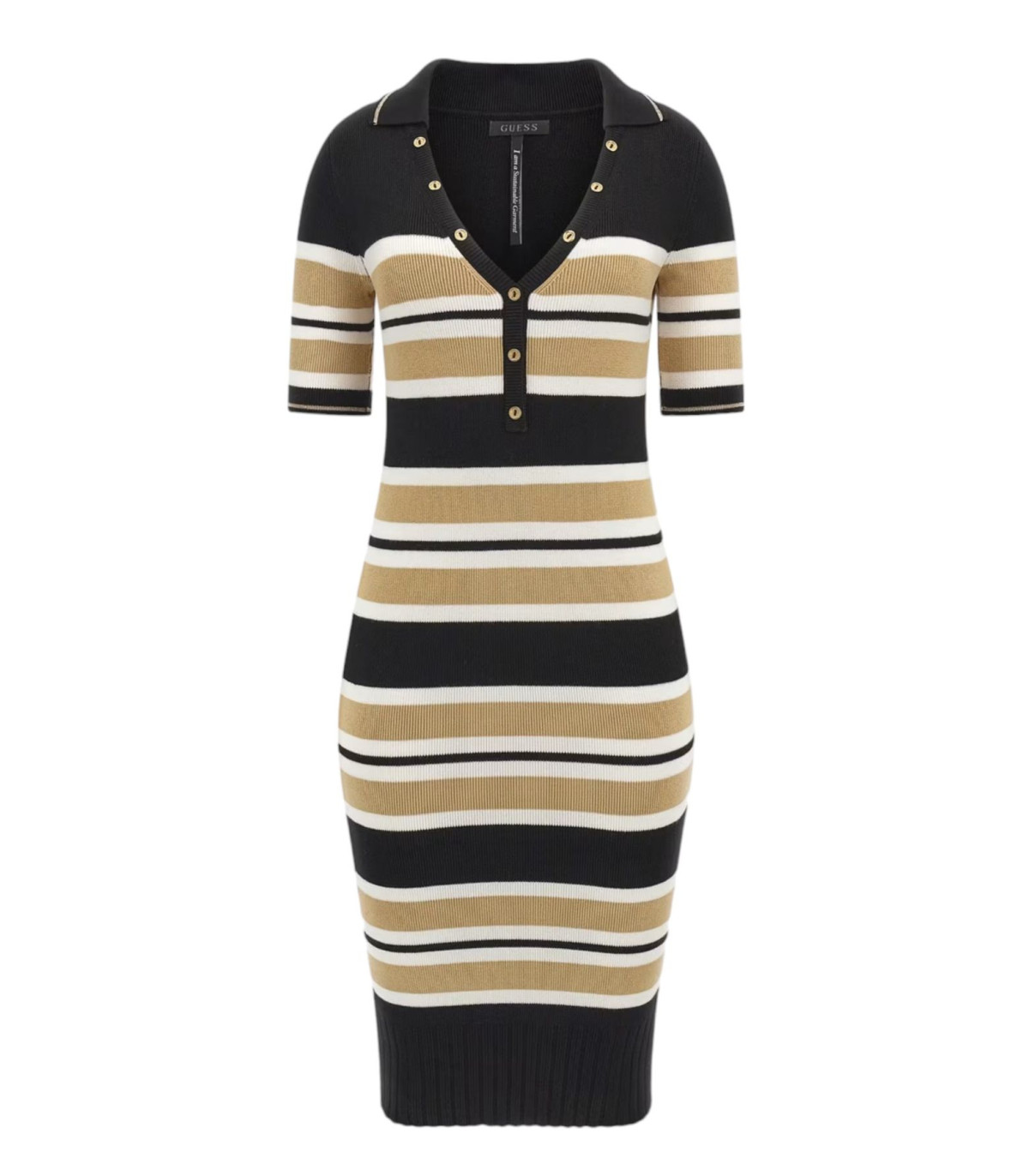 Guess Donna Vestito Midi  Maia