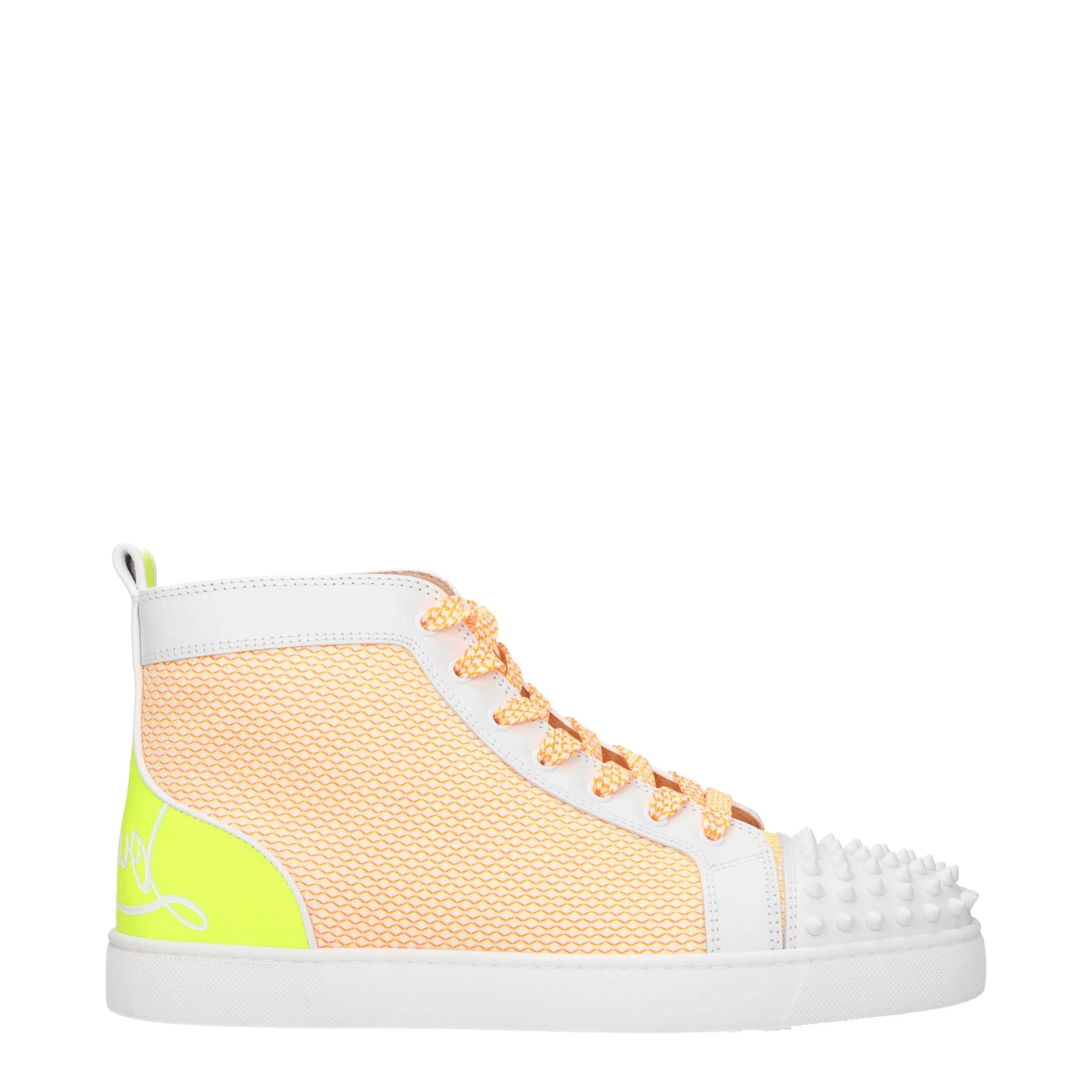 Louboutin Sneakers Uomo Pelle Bianco/Multicolore
