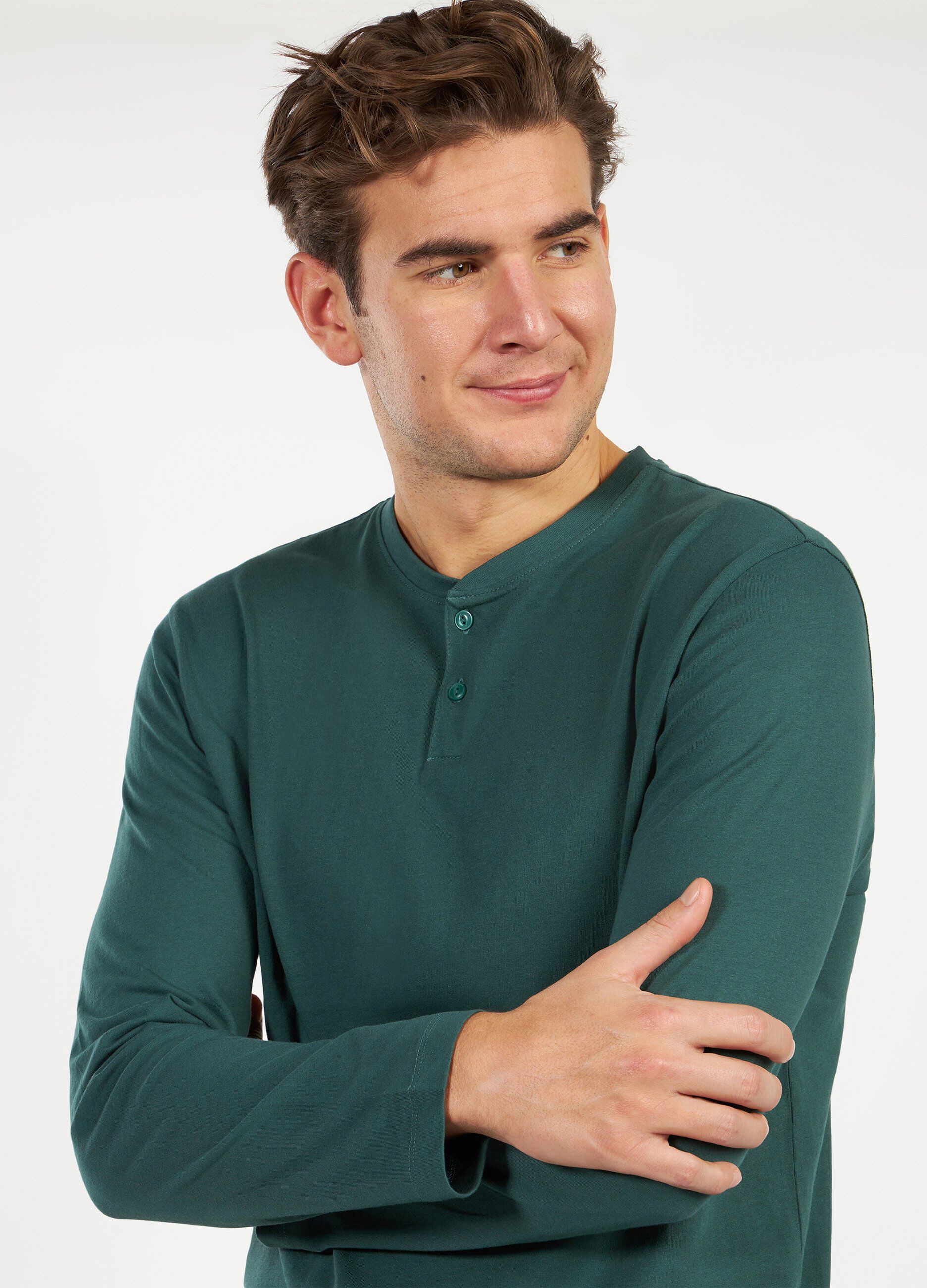 Maglia pigiama a maniche lunghe uomo