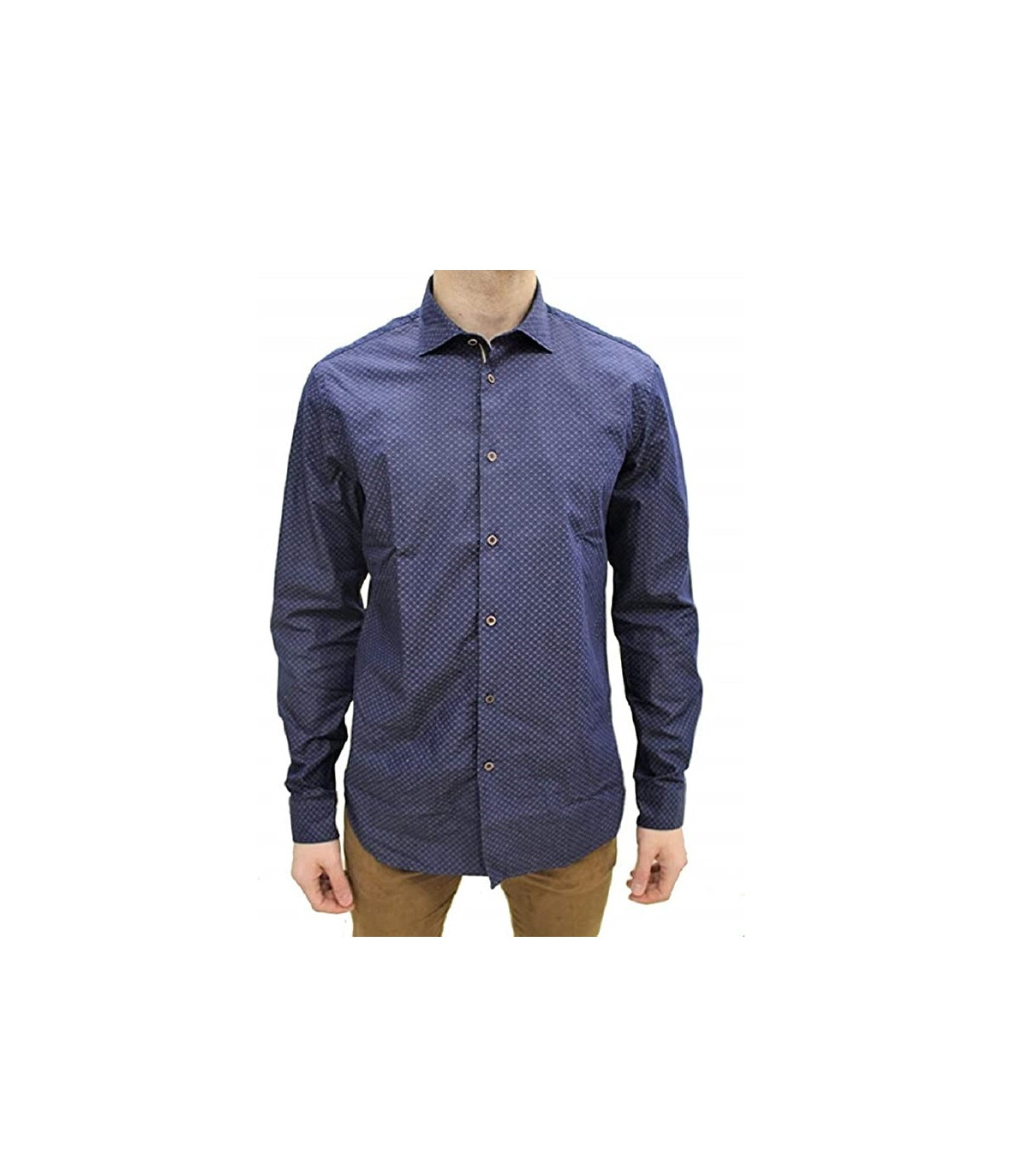 Manuel Ritz Uomo Camicia Manica lunga
