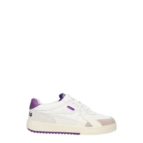 Palm Angels Sneakers Donna Pelle Bianco/Porpora