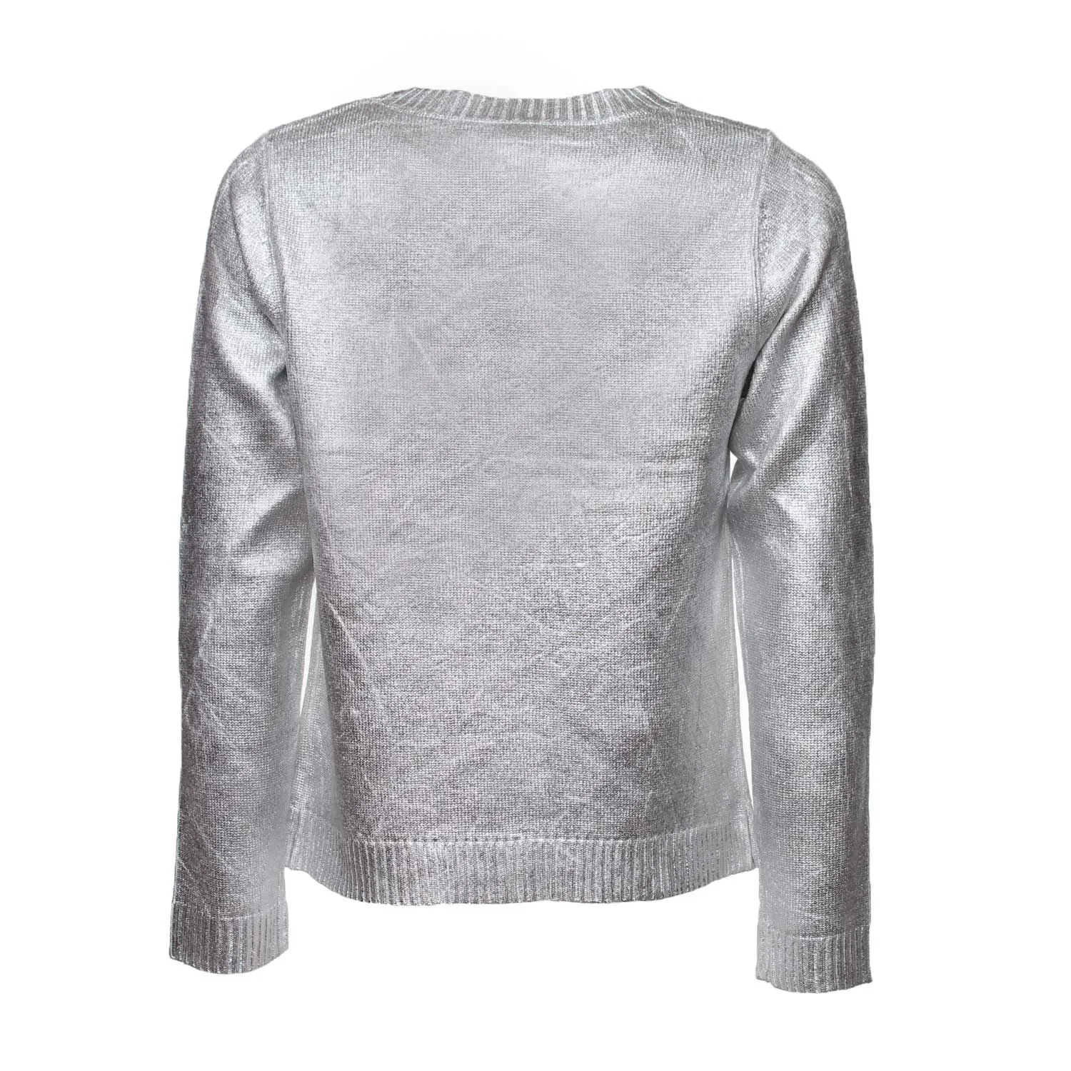 Pullover Argento Lurex