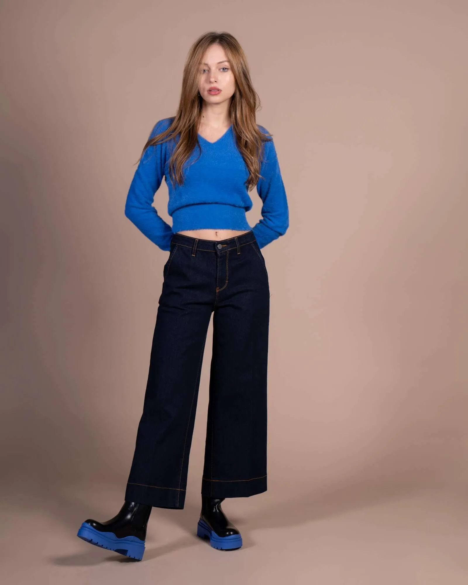 Pullover cropped