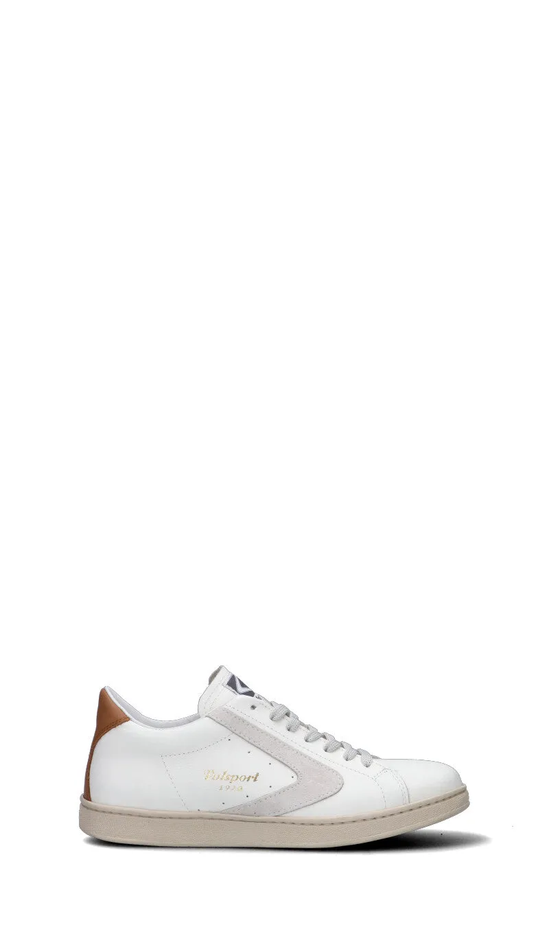 VALSPORT Sneaker uomo bianca/panna/marrone in pelle